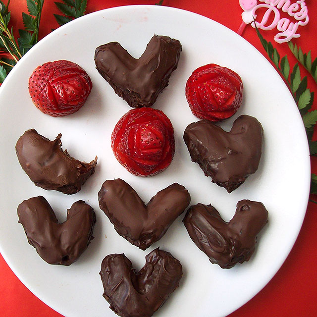 Chocolate Date Hearts