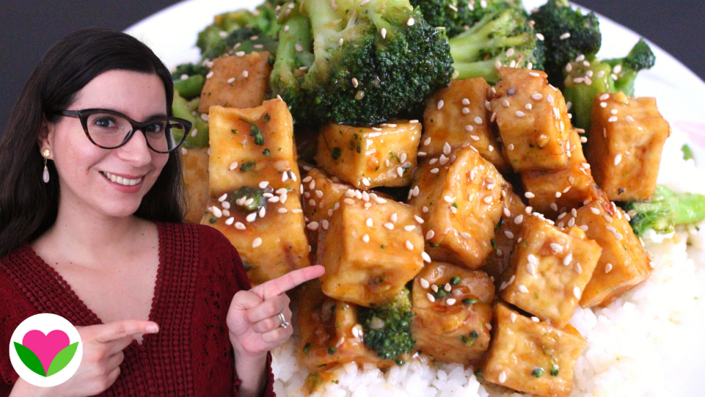 vegan general tso tofu