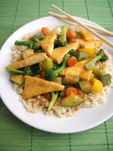 Sweet and Spicy Tofu Stir-Fry