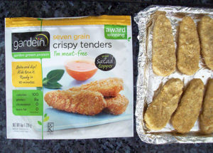 Vegan Buffalo Chicken Wraps, Gardein tenders - VeganPetite.com